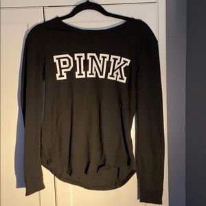 PINK Victoria Secret black long sleeve shirt.